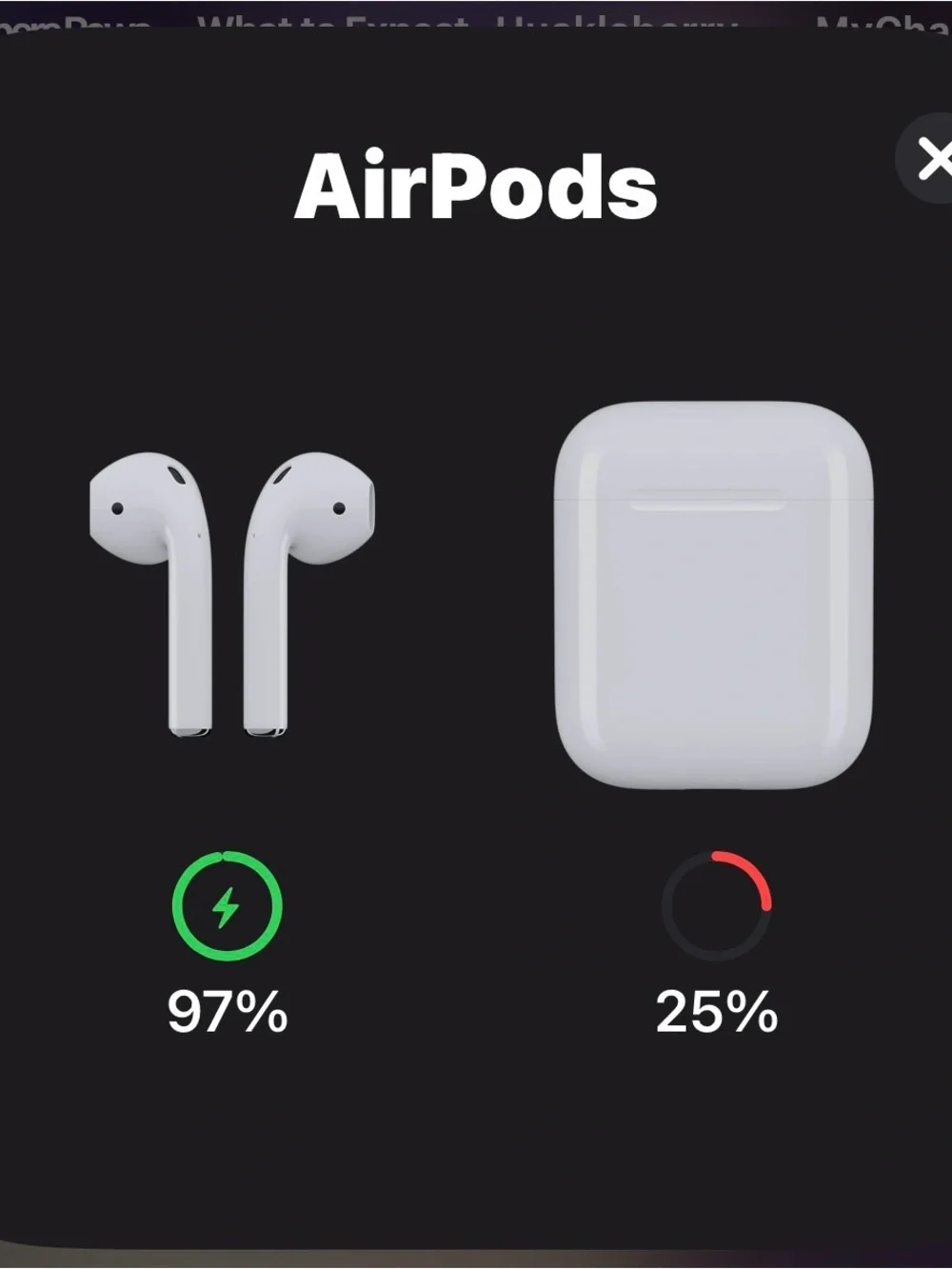 Apple AirPods and brown leather case